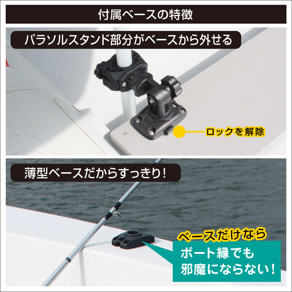 取付ベースの特徴