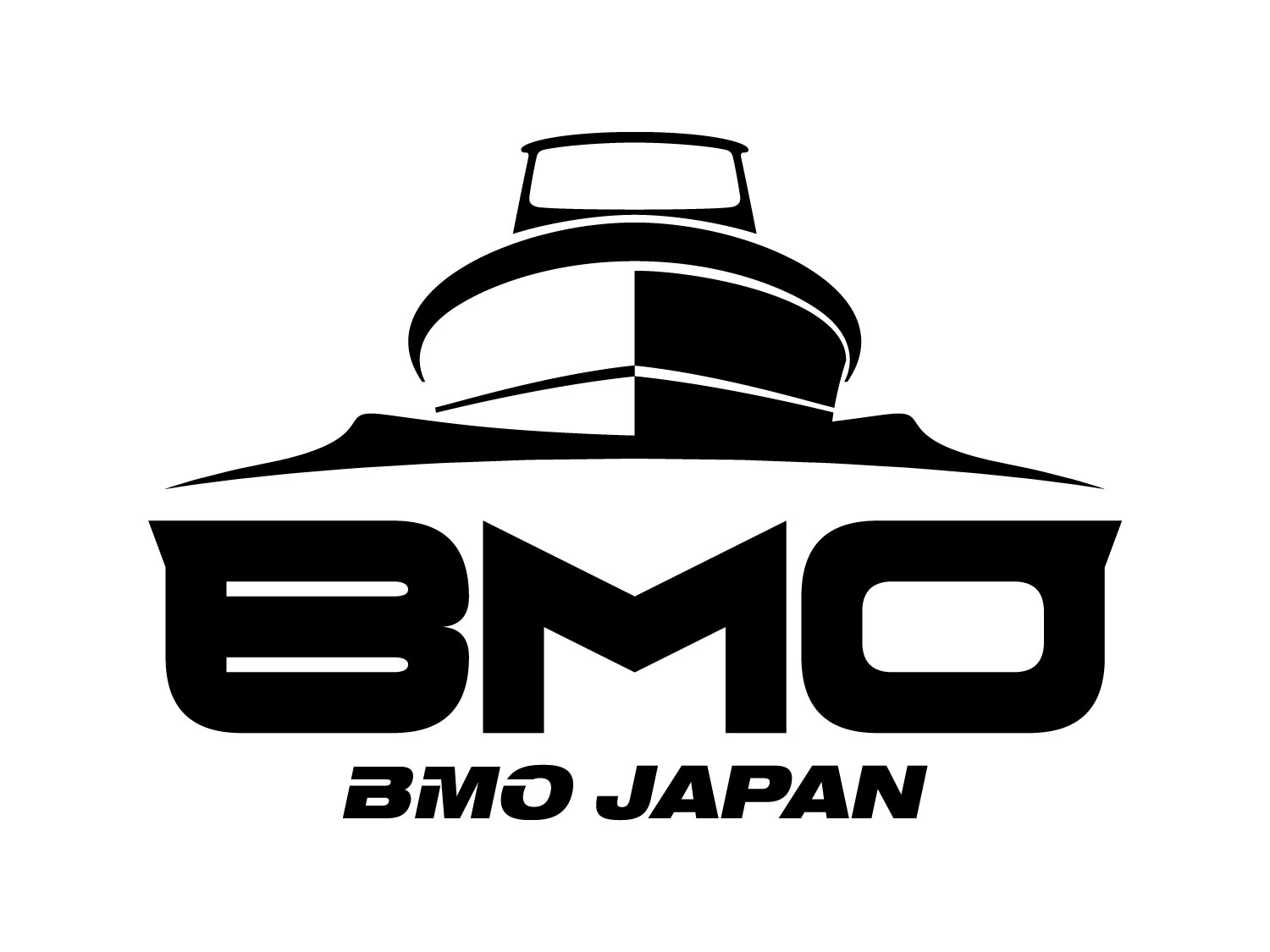 60A0008_4571484503418_BMO 船ロゴステッカー(黒) 20CM