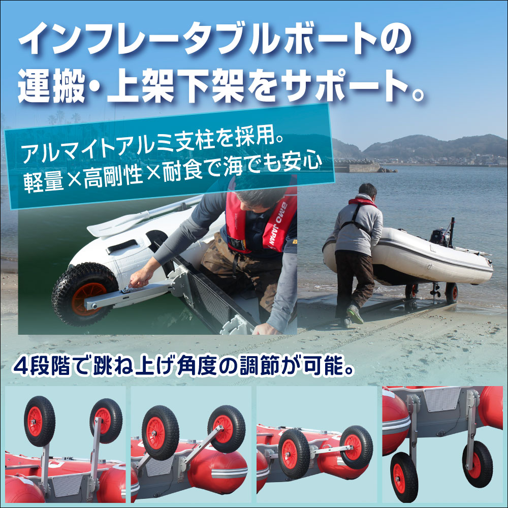 製品概要（4段階で跳ね上げ角度の調節が可能）