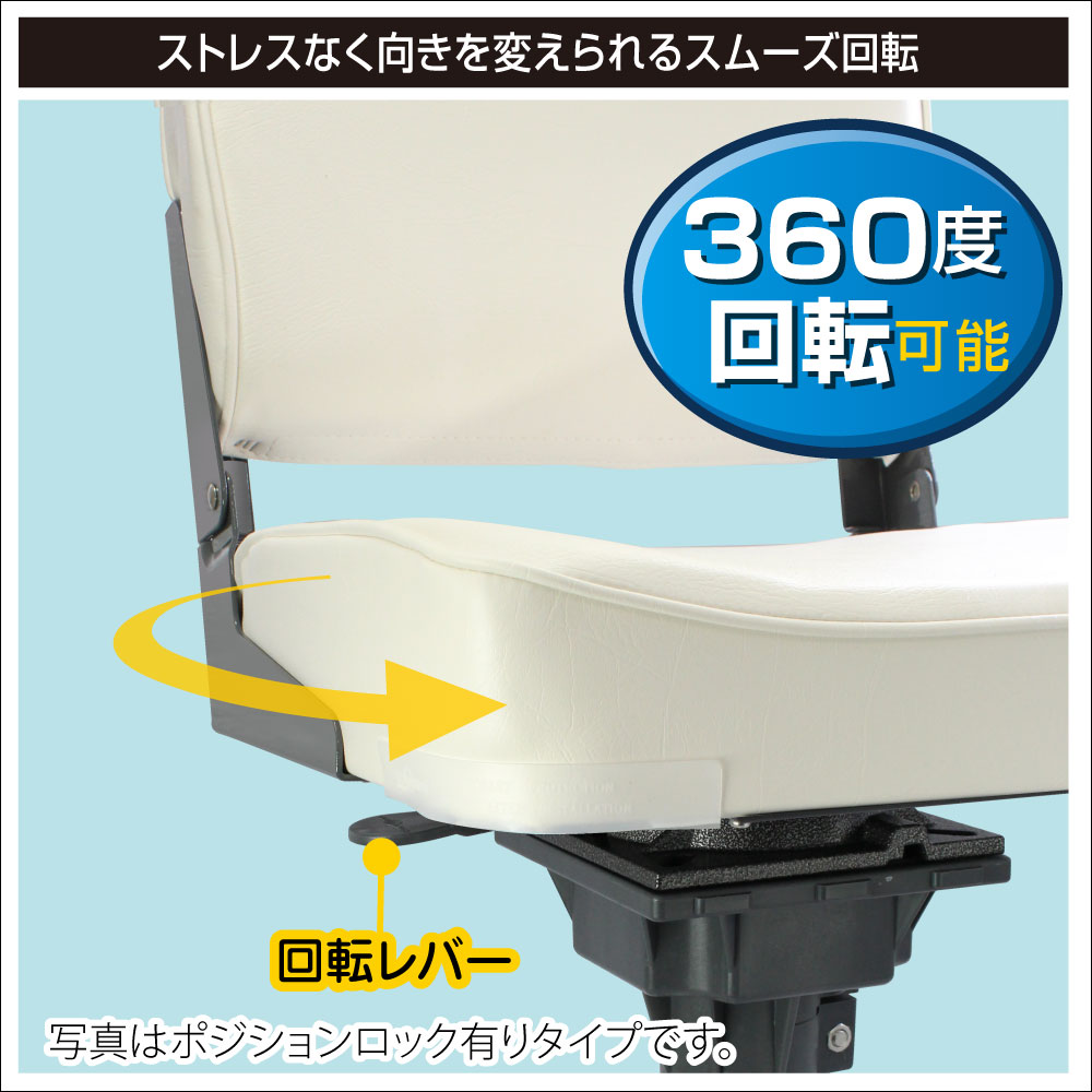 360度スムーズな回転