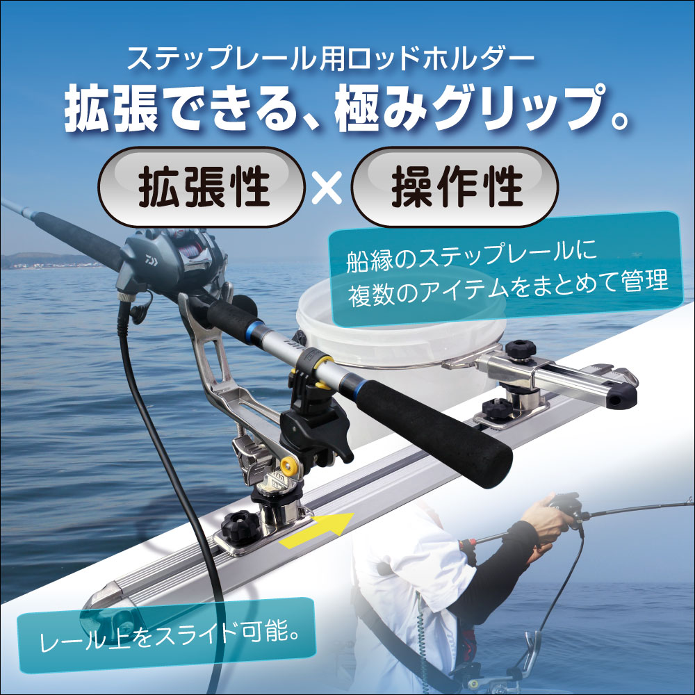 製品概要（ステップレールにそのまま装着）