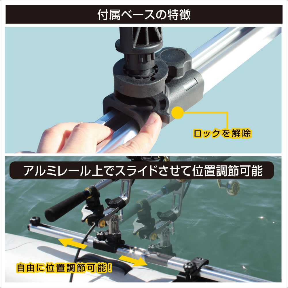 付属ベースの特徴