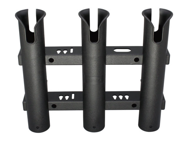 3連ロッドホルダー（一体型）ブラック